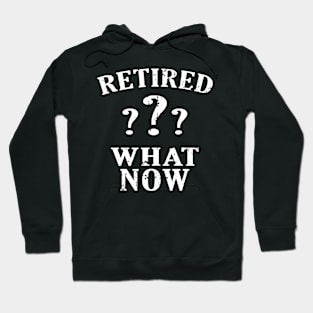 Retired? What Now retirement funny Hoodie